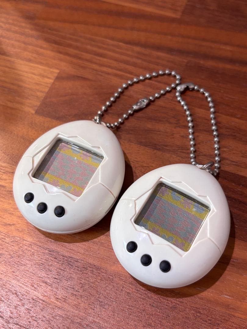 【レア】初代 たまごっち 白 ホワイト BANDAI 電子ゲーム 2点セット