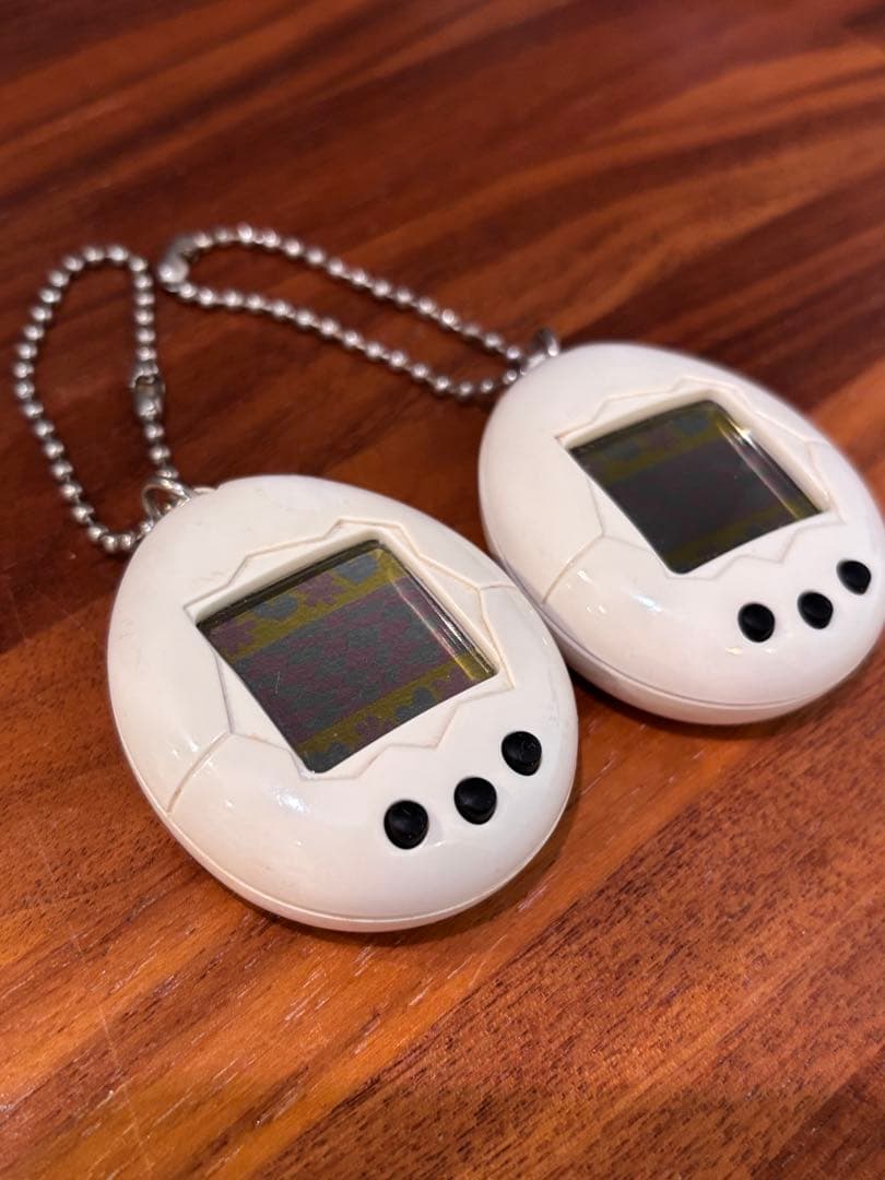 【レア】初代 たまごっち 白 ホワイト BANDAI 電子ゲーム 2点セット