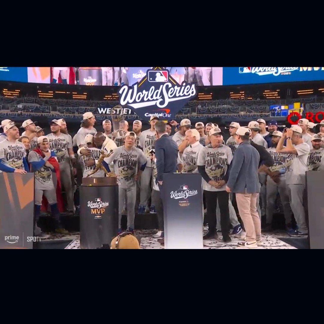 大谷翔平／ロサンゼルス・ドジャース／ワールドシリーズ優勝／セレモニーキャップ