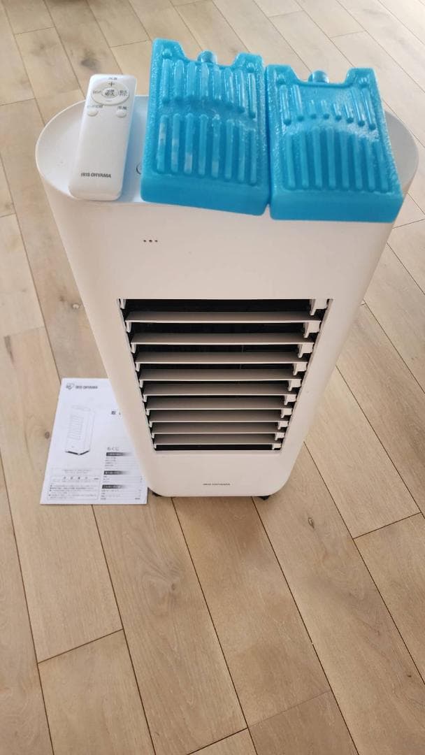 【送料無料】アイリスオーヤマ 冷風機 リモコン付 大容量タンク キャスター付き