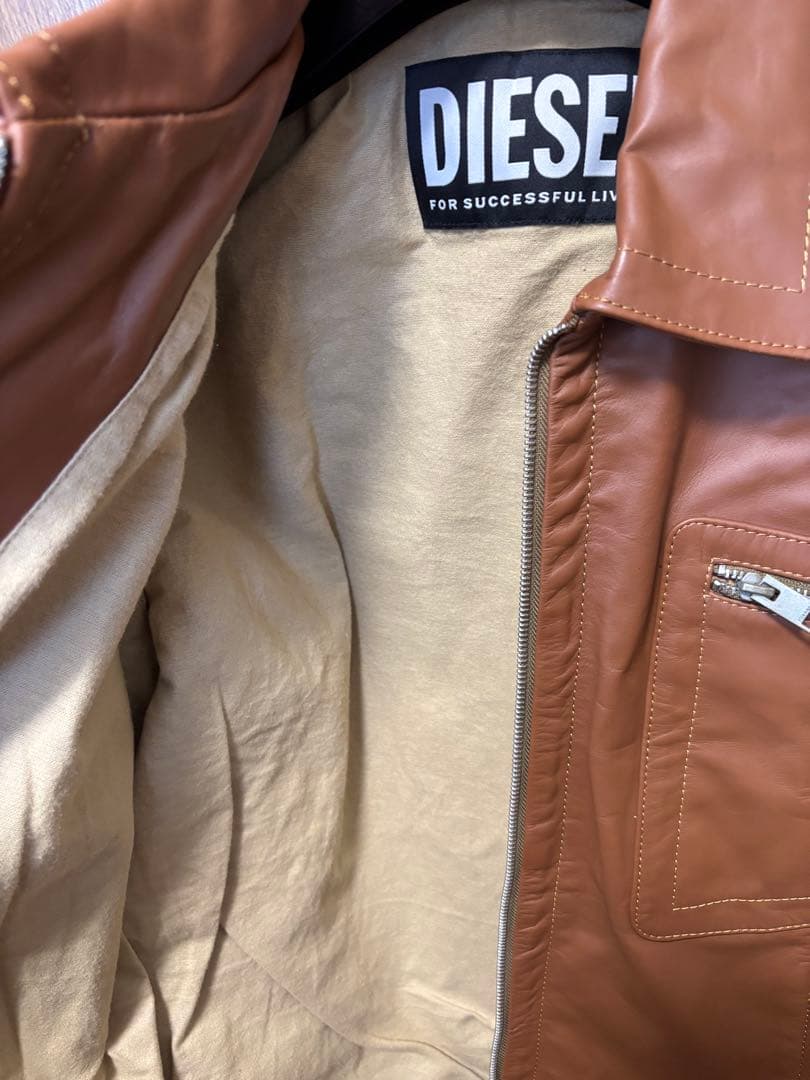 DIESEL ディーゼル 牛革　レザージャケット　メンズ