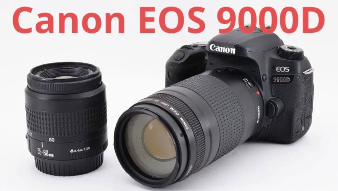 キャノン Canon EOS 9000D標準&望遠ダブルレンズセット