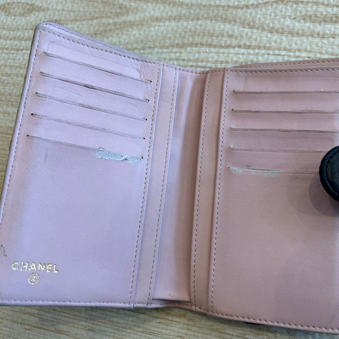 CHANEL財布 ラムスキン ジャンク品