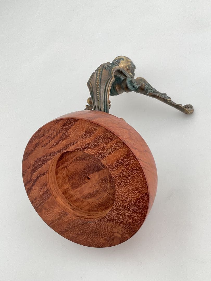 FrenchLady1910Bronze貴婦人JMTrident三叉槍貴族王公族