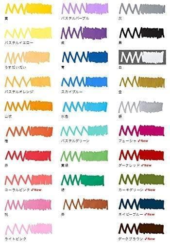 三菱鉛筆 ポスカ 中字丸芯 29色 全色【10セット】　特別価格54,000円