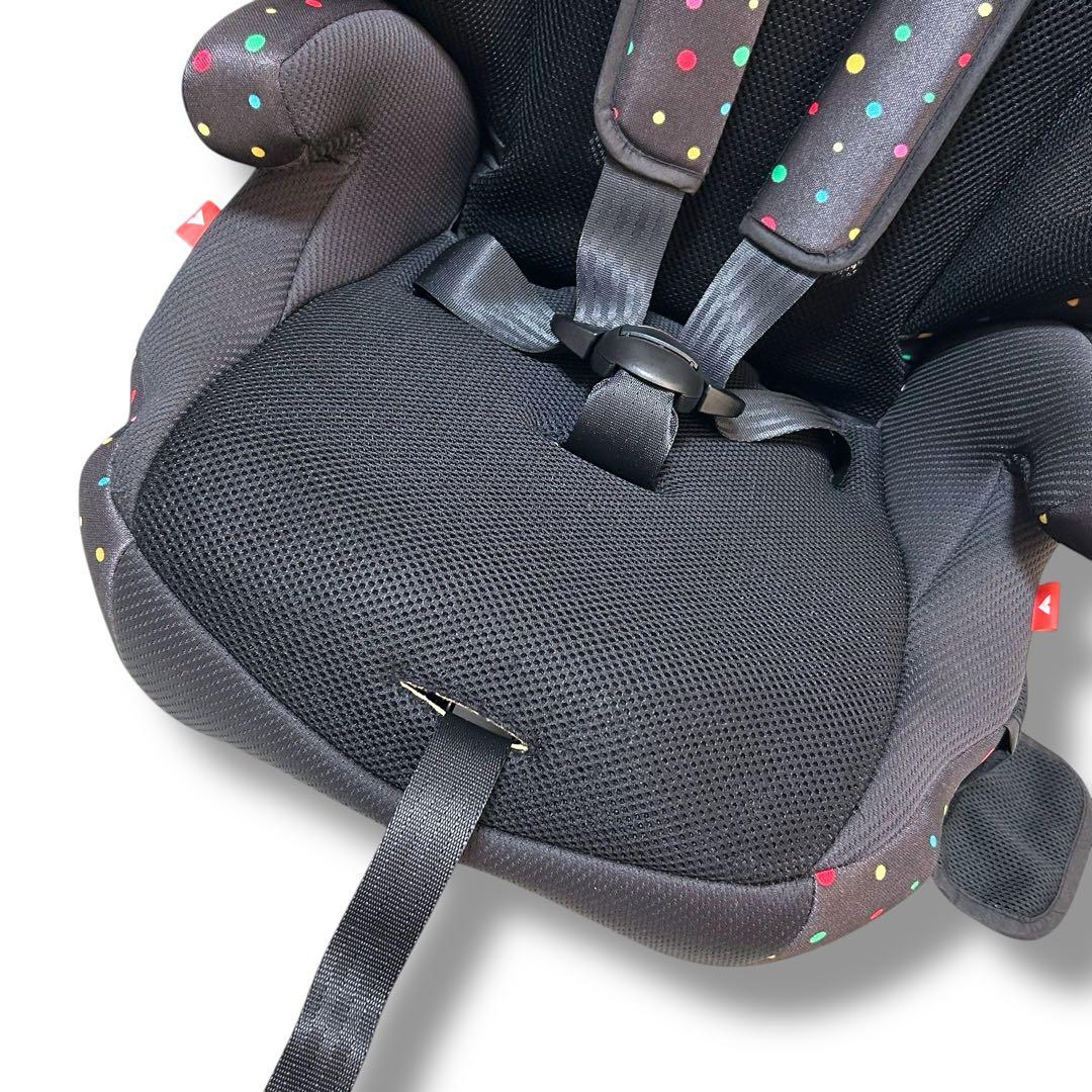 【ほぼ未使用】GRACO ジュニアシート Air Pop カラフルドット