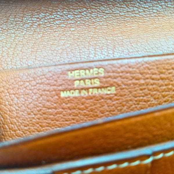 エルメス ベアン 長財布 二つ折り Hロゴ レザー 0056