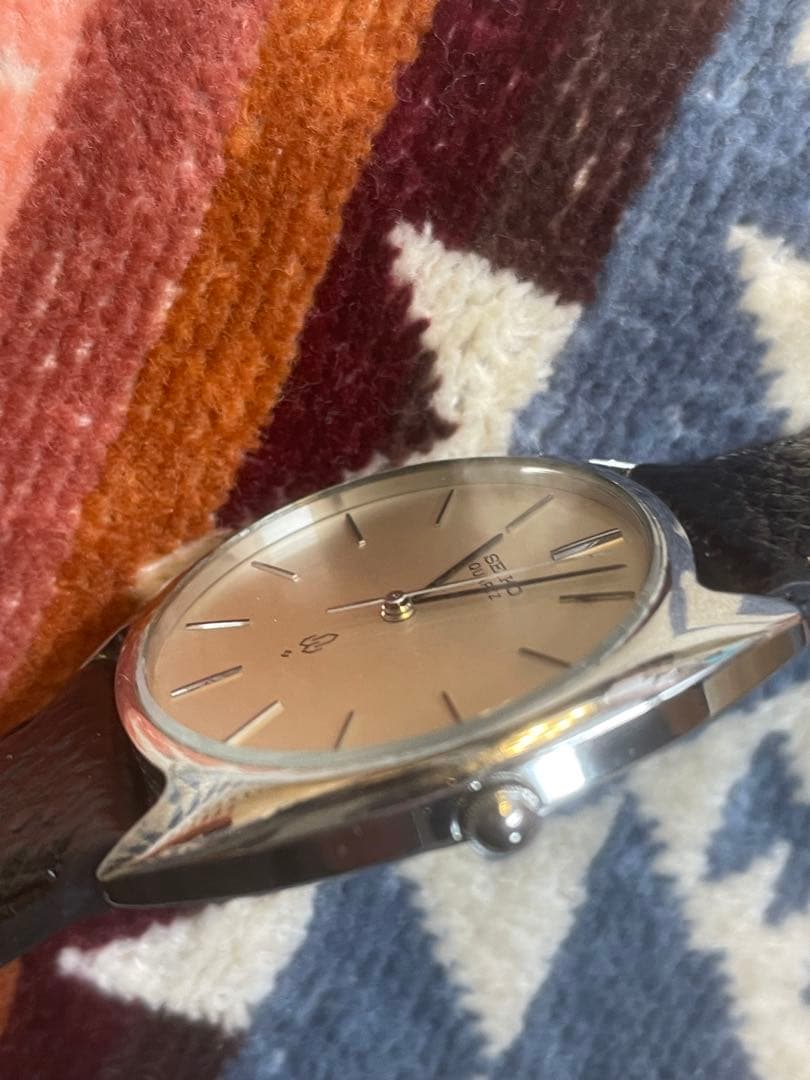 【希少⭐️ビンテージ】SEIKO クォーツ 腕時計 シャリオ シルバー ベルト新品