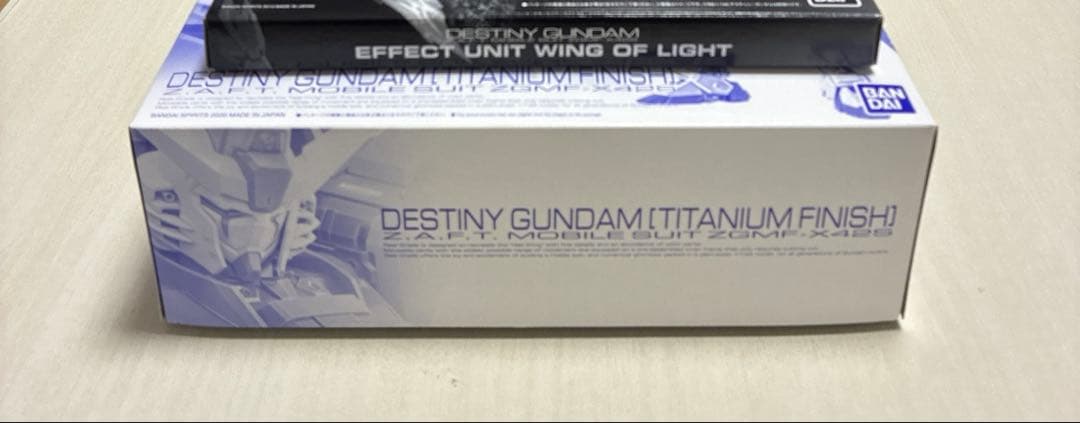 RG デスティニーガンダム チタニウムフィニッシュ セット