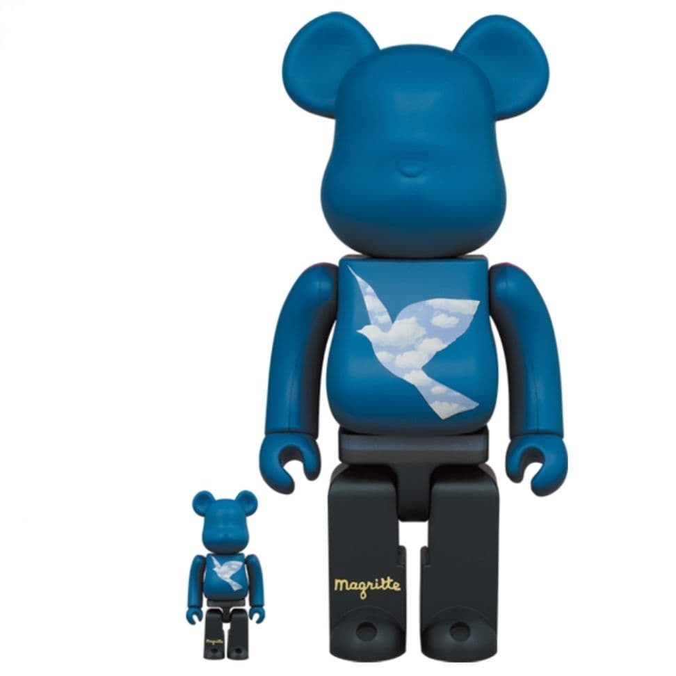 BE@RBRICK Magritte 100％ & 400％ マグリット 空の鳥