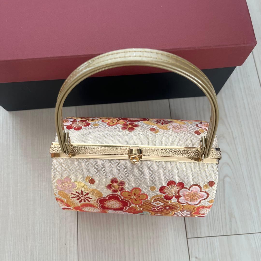 和風バッグと下駄のセット Lサイズ