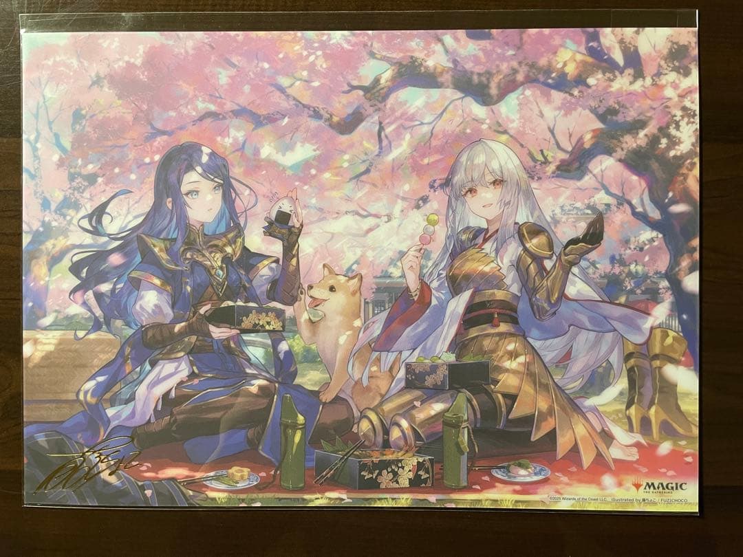 放浪皇のお花見 プレイマット(ナーセットver) ビジュアルボード セット