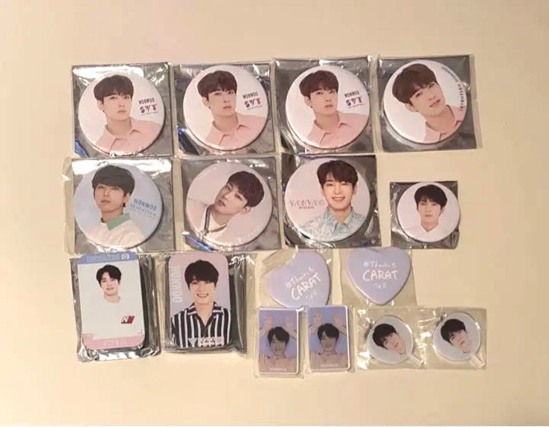 SEVENTEEN ウォヌ グッズ セット まとめ売り 画像5枚セット内容