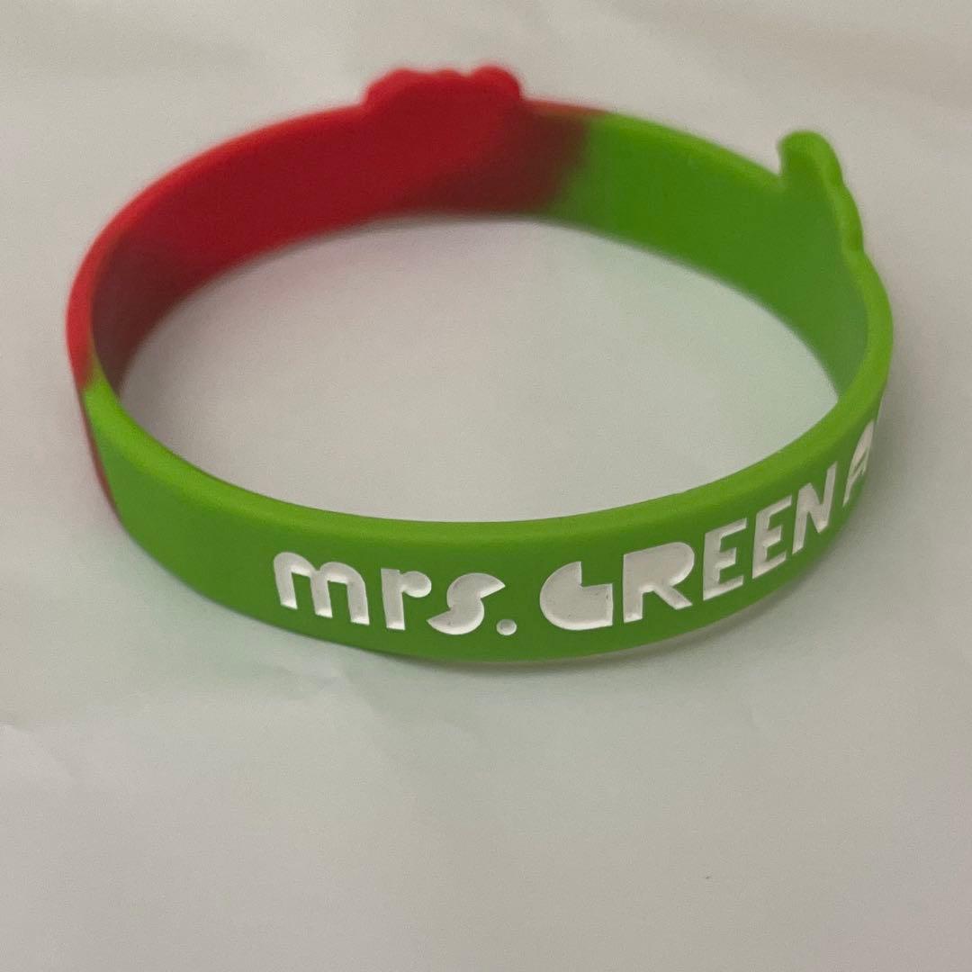Mrs.GREEN APPLE 初期　ラバーバンド　赤色のグリッター