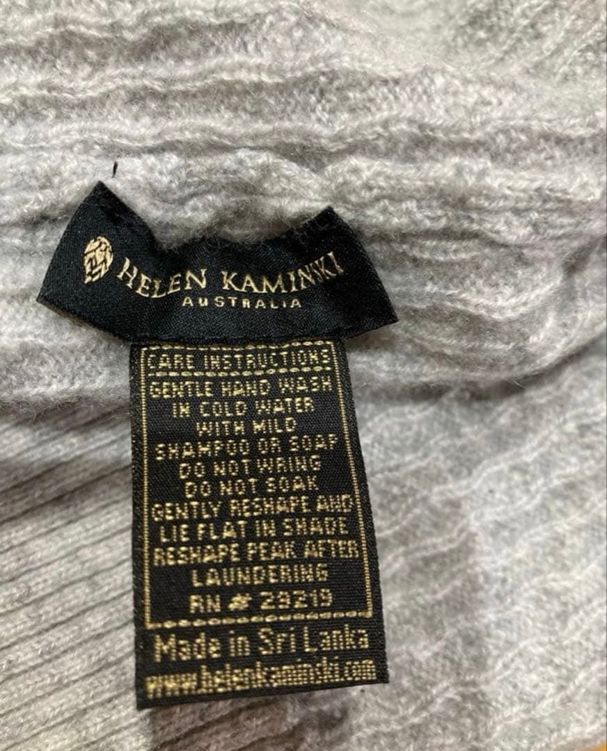 【12/22まで】ヘレンカミンスキー　カシミヤ100% ニット帽子