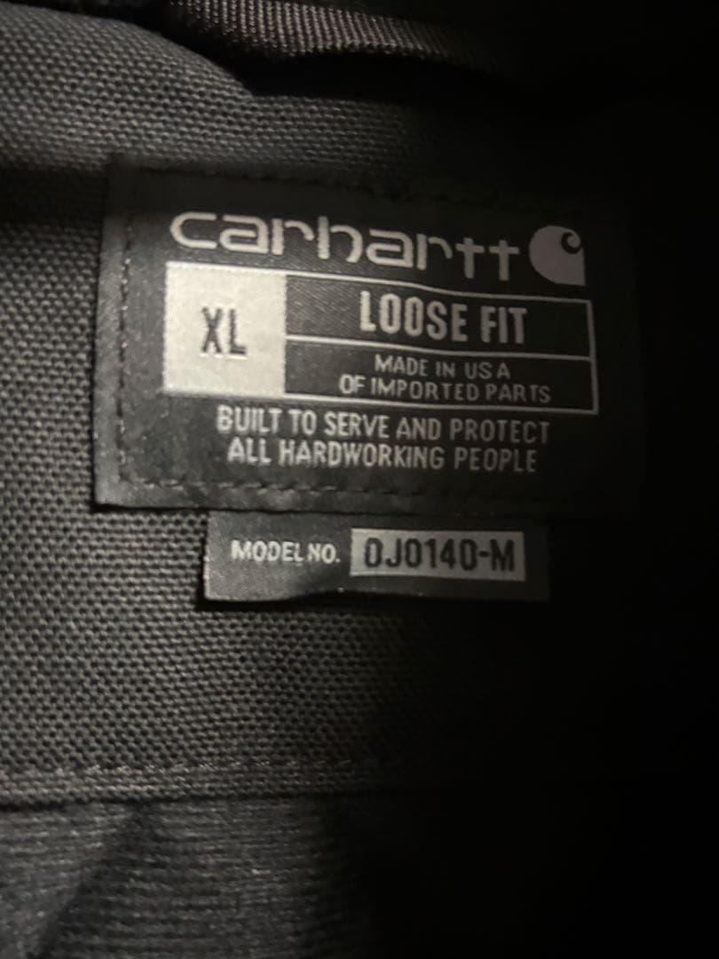 Carhartt ブラックジャケット XL ルーズフィット