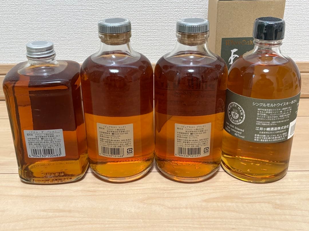 500mlウイスキー4本セット