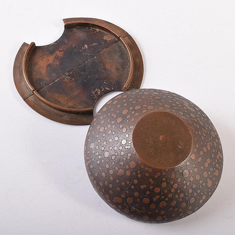 古民具　古銅製　行燈灯芯入れ　C　R8113