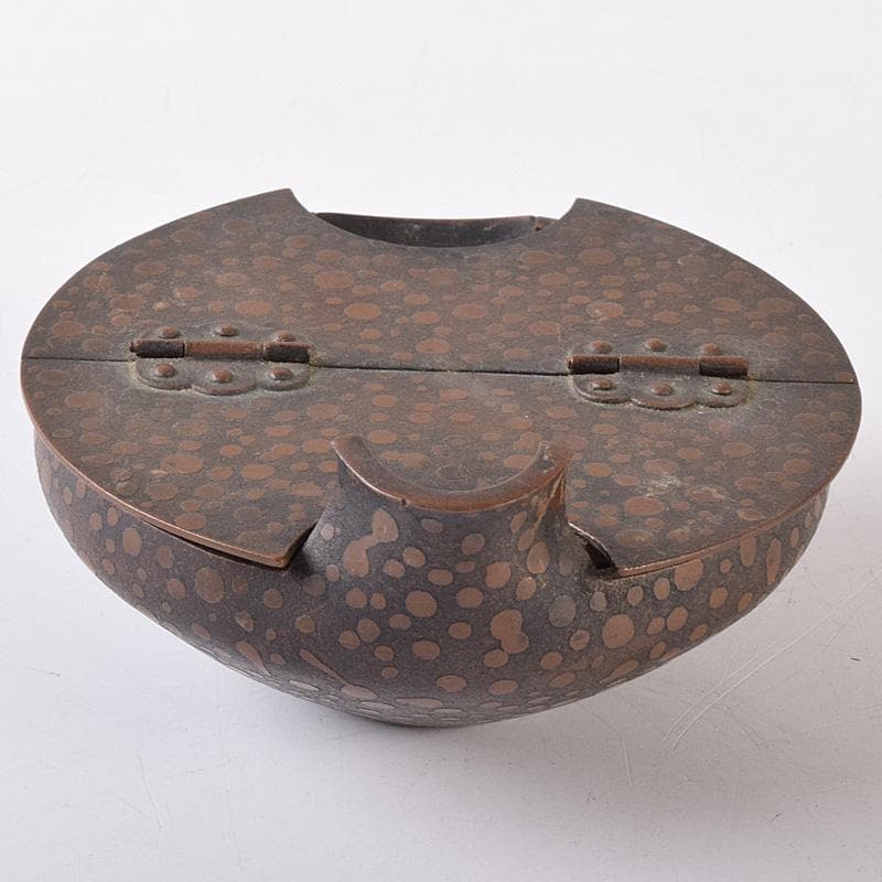 古民具　古銅製　行燈灯芯入れ　C　R8113