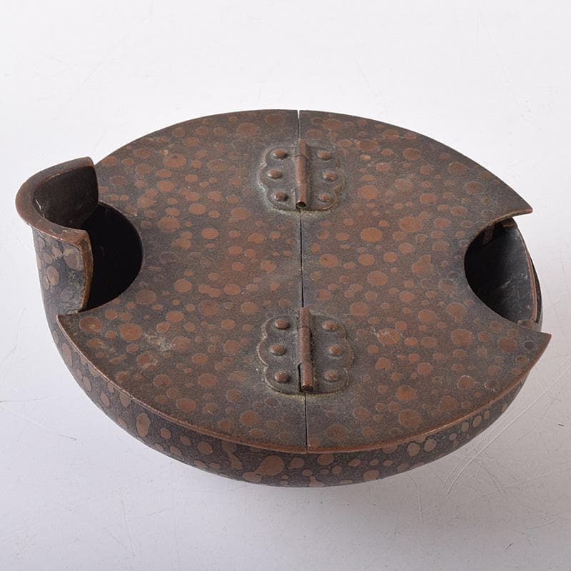 古民具　古銅製　行燈灯芯入れ　C　R8113