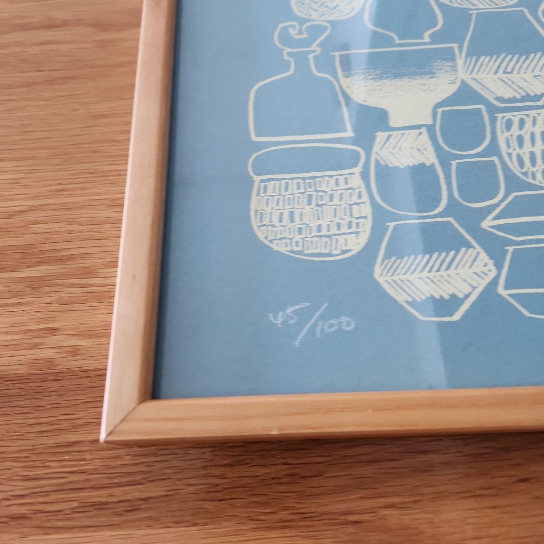 バーズワーズ　シルクスクリーン額付き