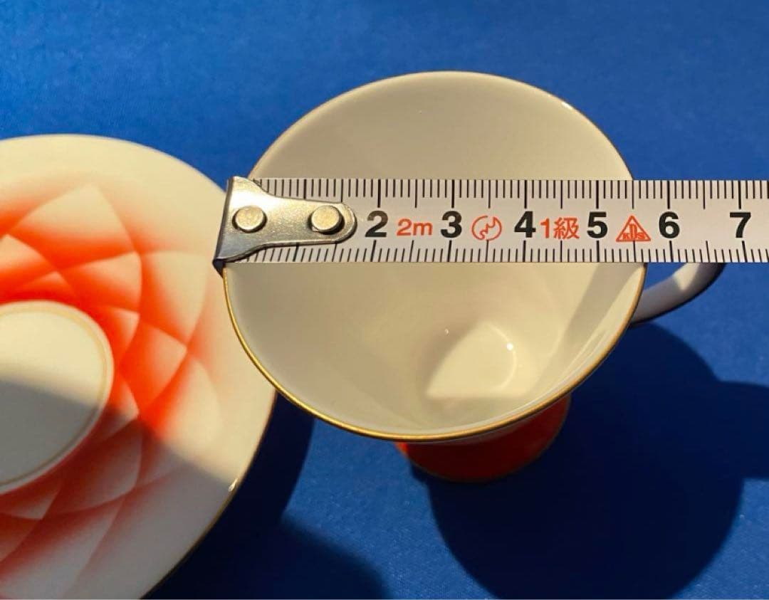 オールドノリタケ ボーンチャイナ デミタスカップ＆ソーサー 1客