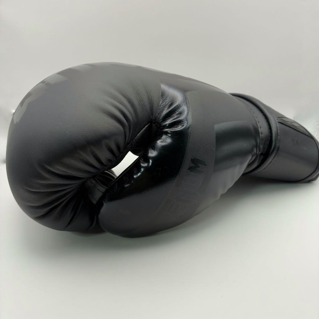 Venum ヴェヌム Elite ボクシンググローブ レザー ブラック 14oz