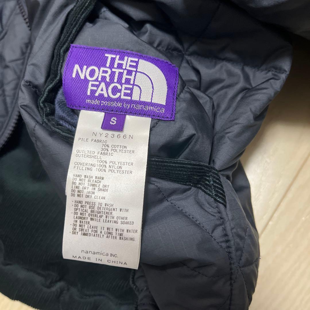 ノースフェイスパープルレーベル　コーデュロイフィールドリバーシブルジャケット　S