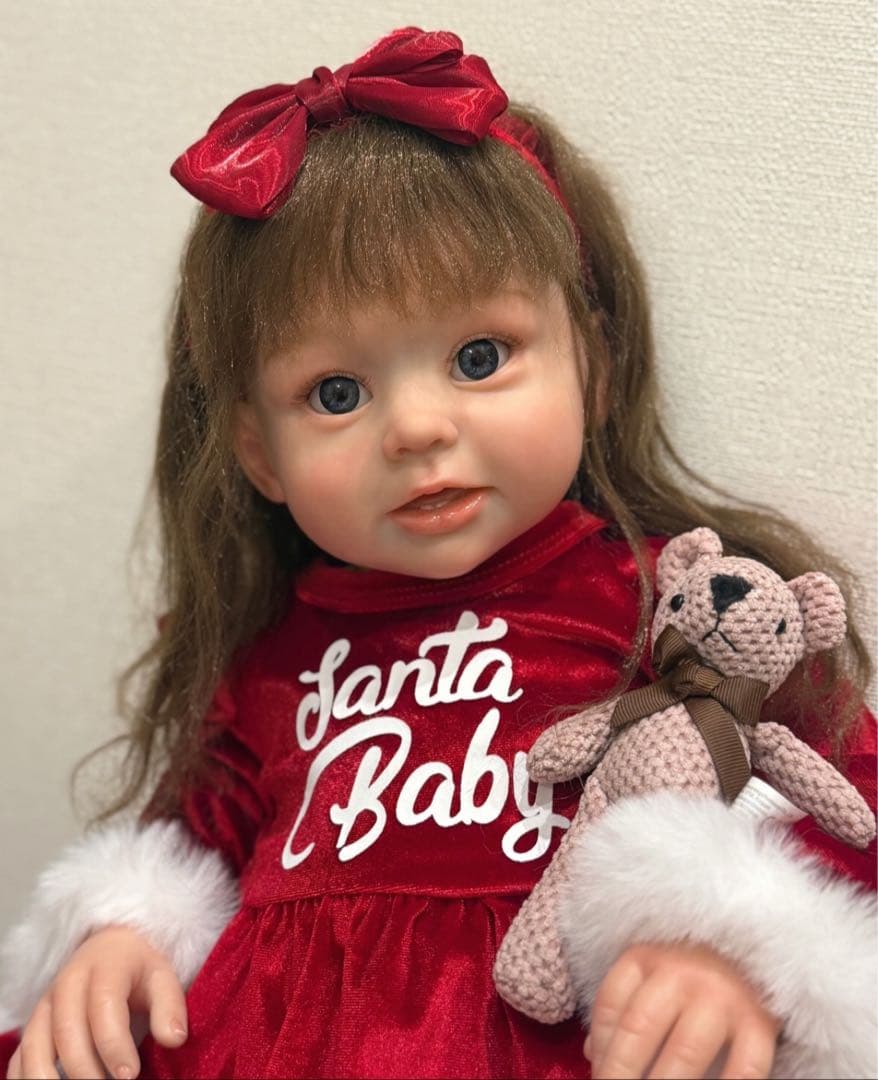 【専用】★新品★リボーンドール クリスマスサンタトドラーベビーちゃん 63cm
