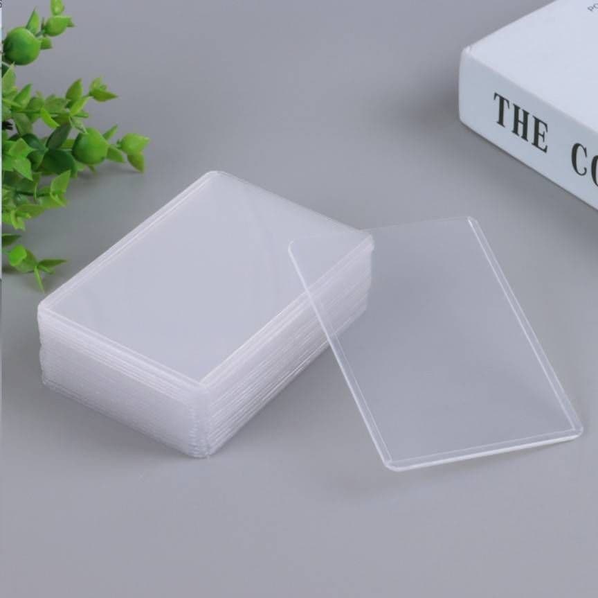 カードホルダー　トップローダー 100枚 透明　横入れ　硬貨　フィルム　トレカ