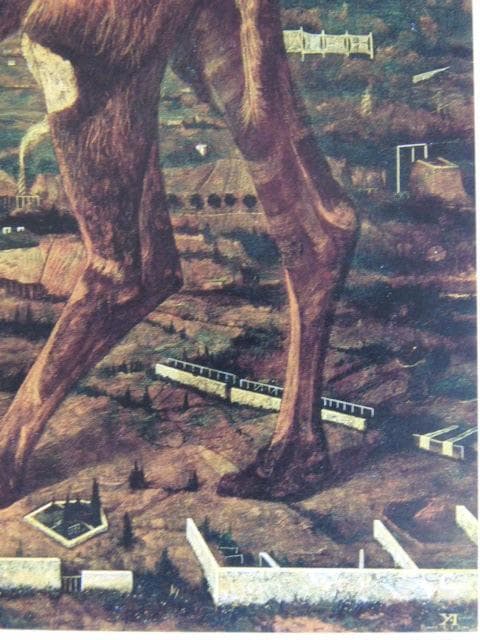 生駒泰充、【風の道】、希少な額装用画集画、新品高級額 額装付、状態良好