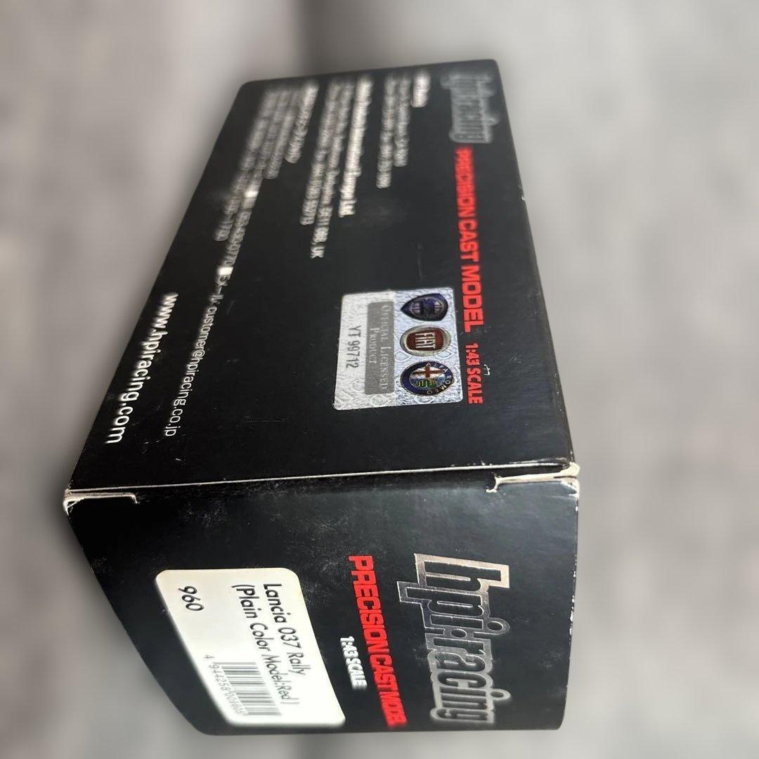 ランチア 037 ラリー プレインカラーモデル レッド 1/43 hpi