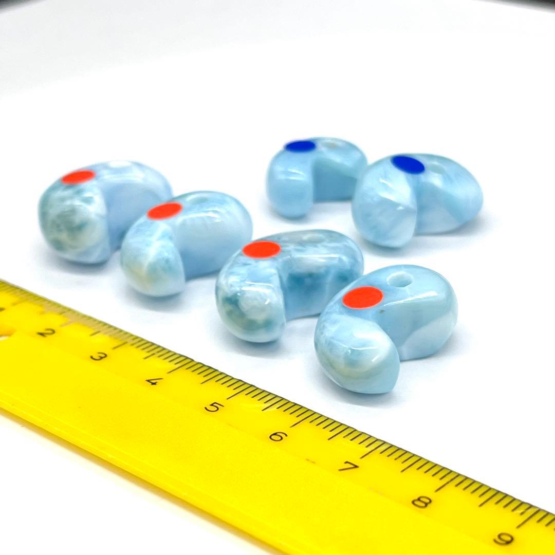 ラリマー/勾玉/卸価格/チョーカー/ペンダント/出雲型勾玉