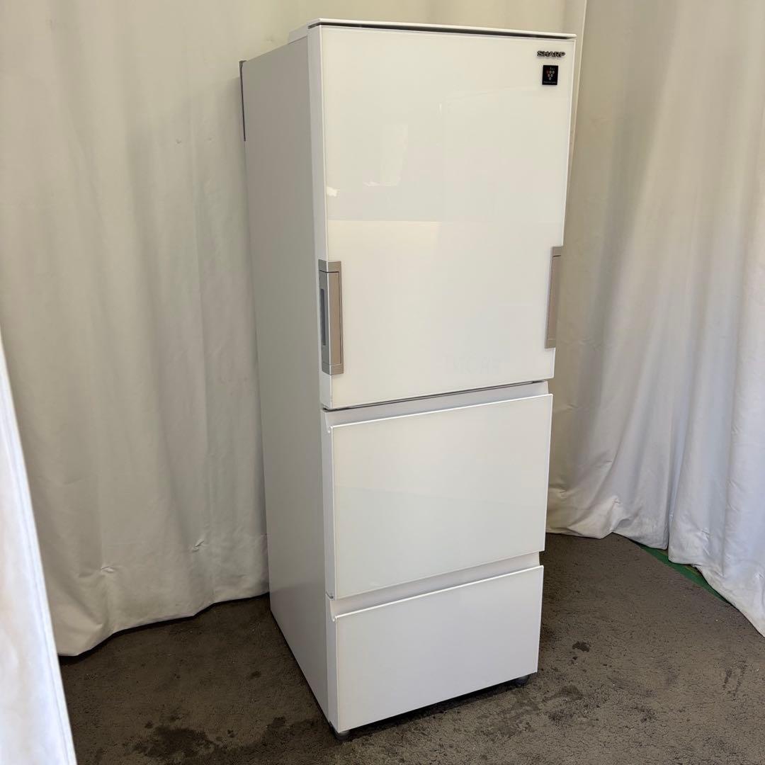 31　SHARP　冷蔵庫　大型　300-400ℓ　両開き　設置無料　綺麗　安い‼️