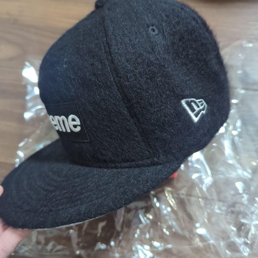 Supreme ベースボールキャップ 黒 7 1/4