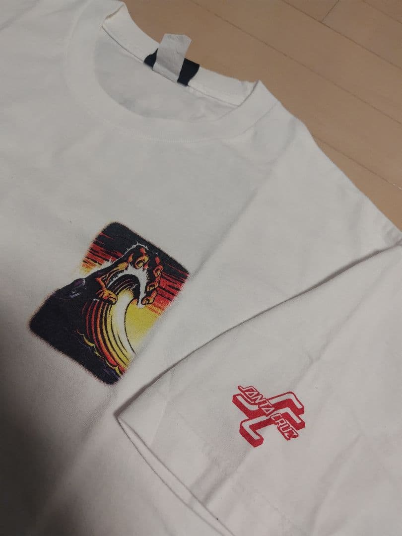 【希少】サンタクルーズ Tシャツ NHSタグ メキシコ製 波 手 グラフィック