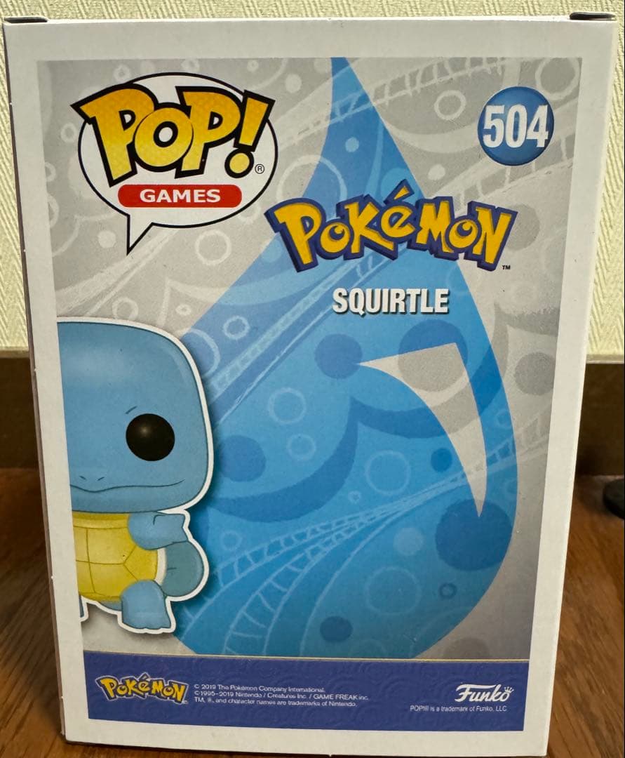 希少限定版 Funko POP ゼニガメ504 Flocked 仕様