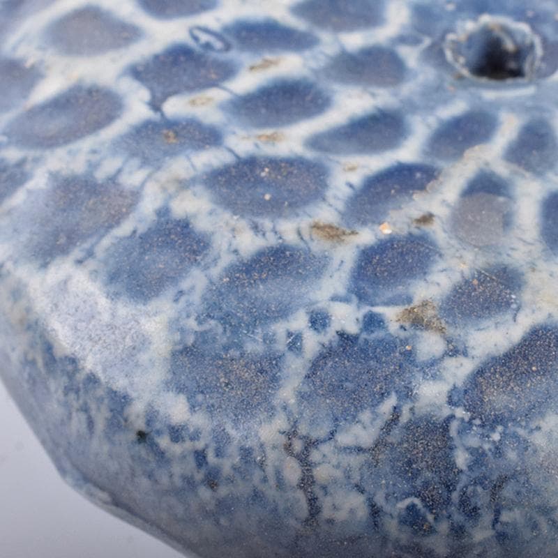 李朝　瑠璃釉　魚形水滴　V　R4752