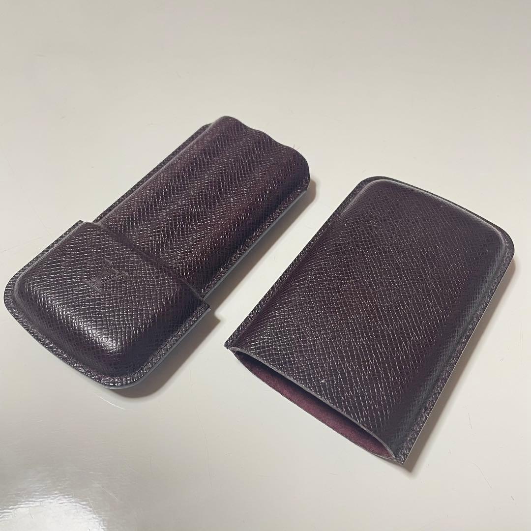 ルイヴィトン タイガ エテュイ3 ロブスト シガーケース シガレット 希少 レア