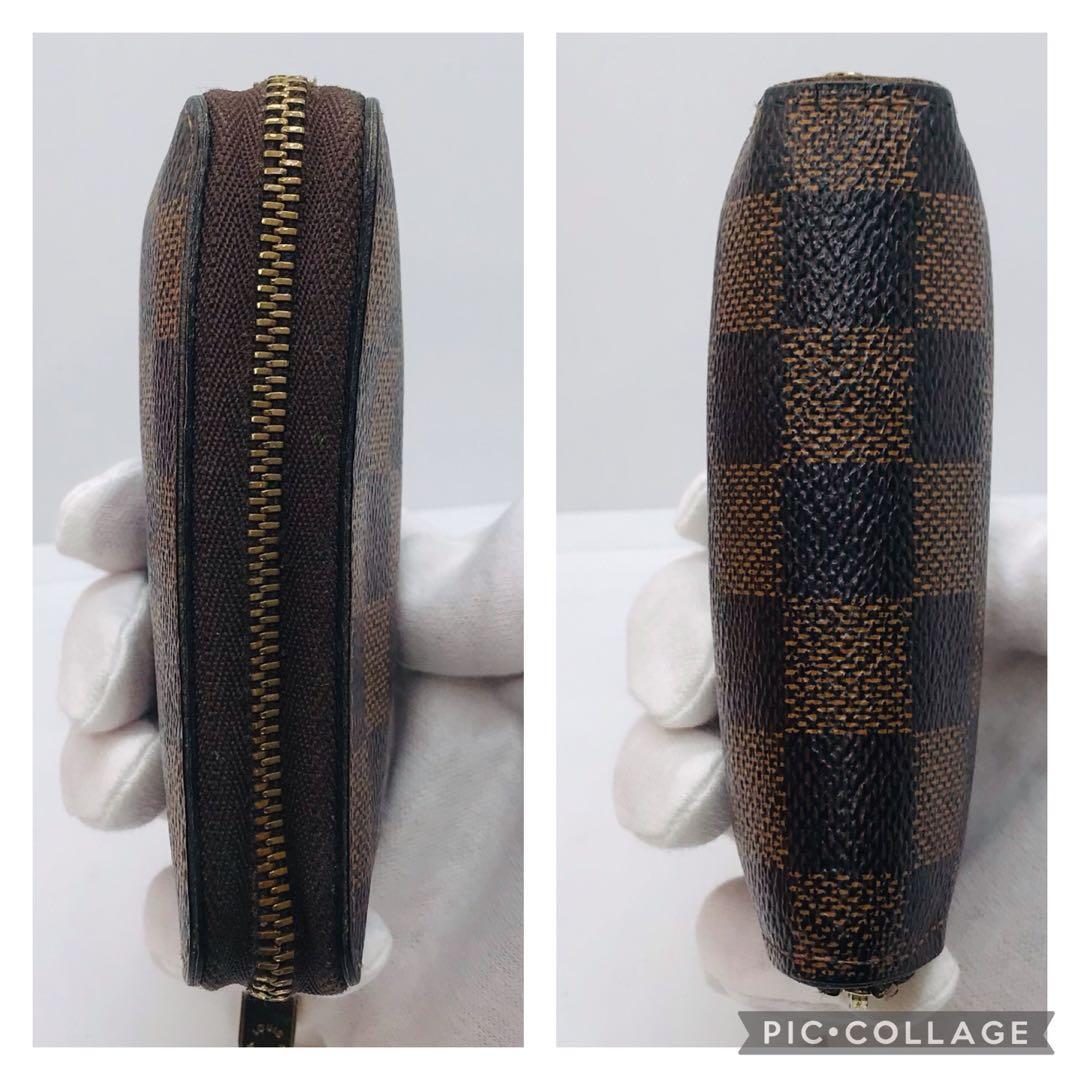 ルイヴィトン✨ダミエ エベヌ ジッピー パース 小銭入れ ケース 茶