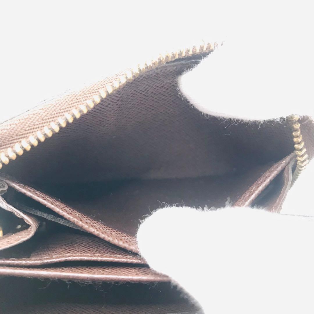 ルイヴィトン✨ダミエ エベヌ ジッピー パース 小銭入れ ケース 茶