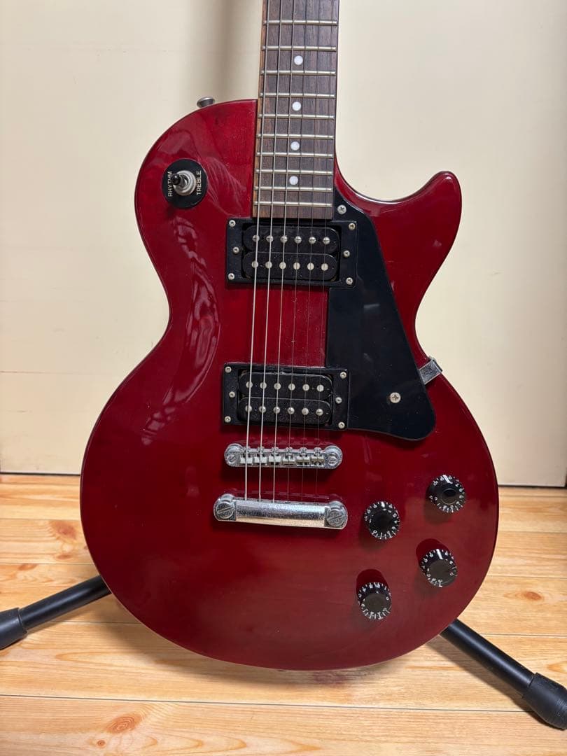 epiphone Les Paul studio ケース&スタンド付　赤 RED
