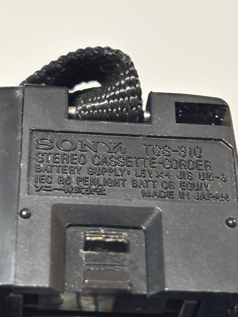 SONY ステレオカセットプレーヤー ブラック