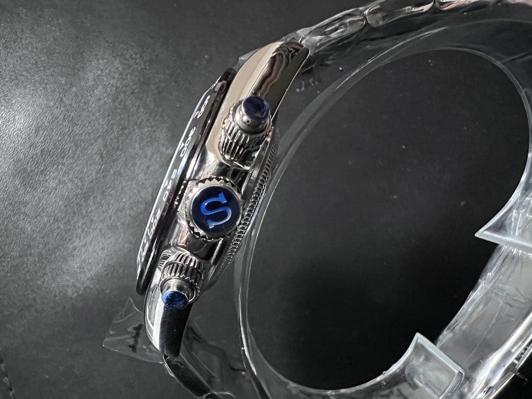 【週末限定価格】mod 腕時 vk63 メカニカルクォーツ　クロノグラフ