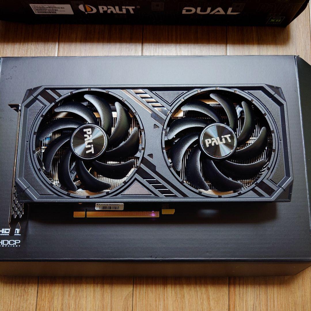 極美品　PALIT GEFORCE RTX 4060 Ti 8GB