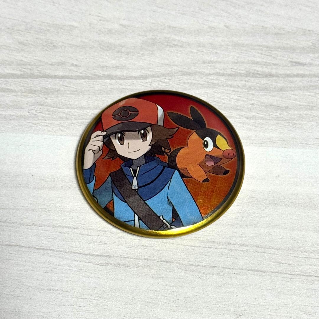 ポケモン BW トウヤ 缶バッジ