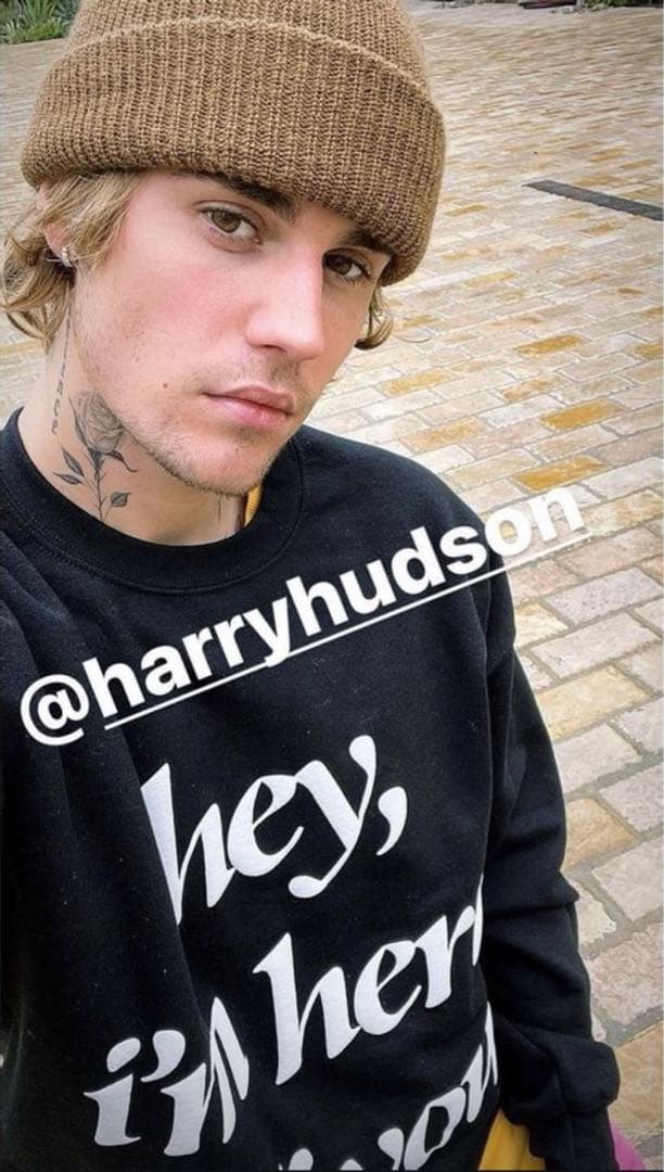 Justin Bieber着用 Harry Hudson スウェット サイズL