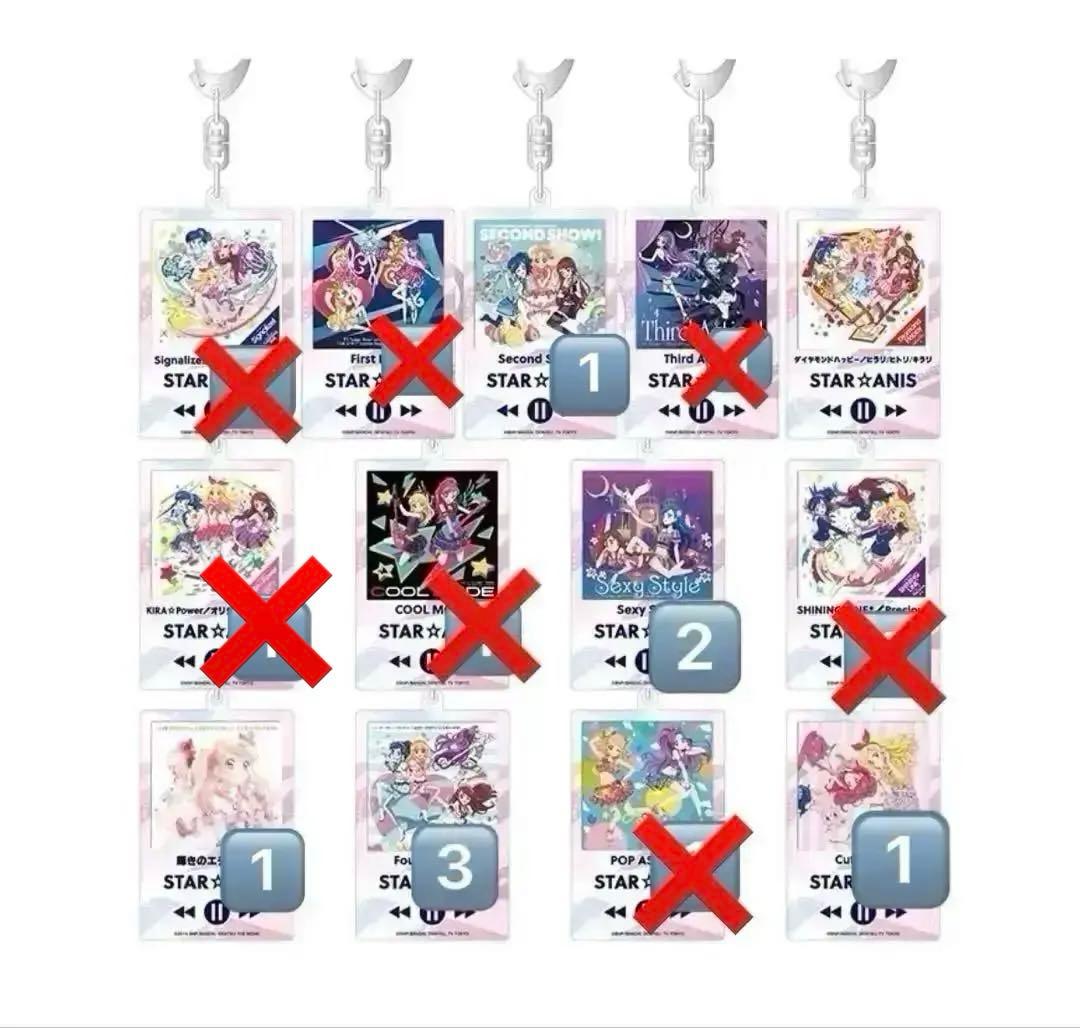 オールアイカツロックフェス ジャケティファイSTAR☆ANIS アイカツ