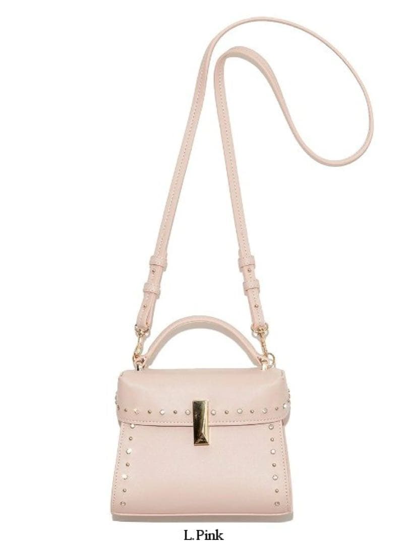 CELFORD セルフォード リュタン ビジュースタッズポシェット L.Pink