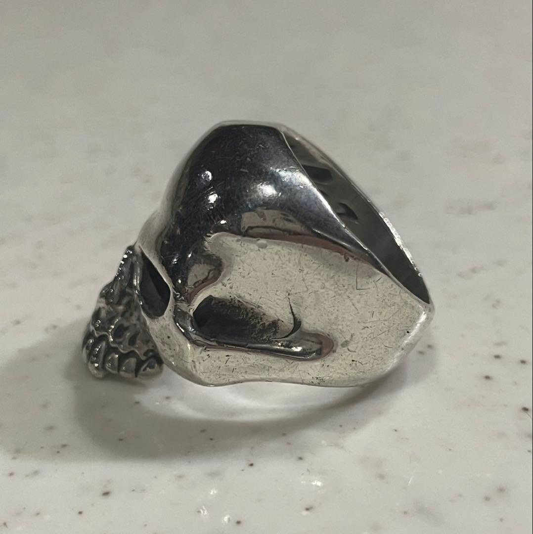 クレイジーピッグ　キースリング　スカルリング　19号　シルバー